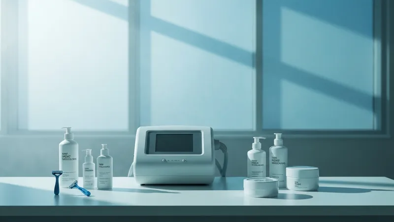 Préparation avant l'épilation